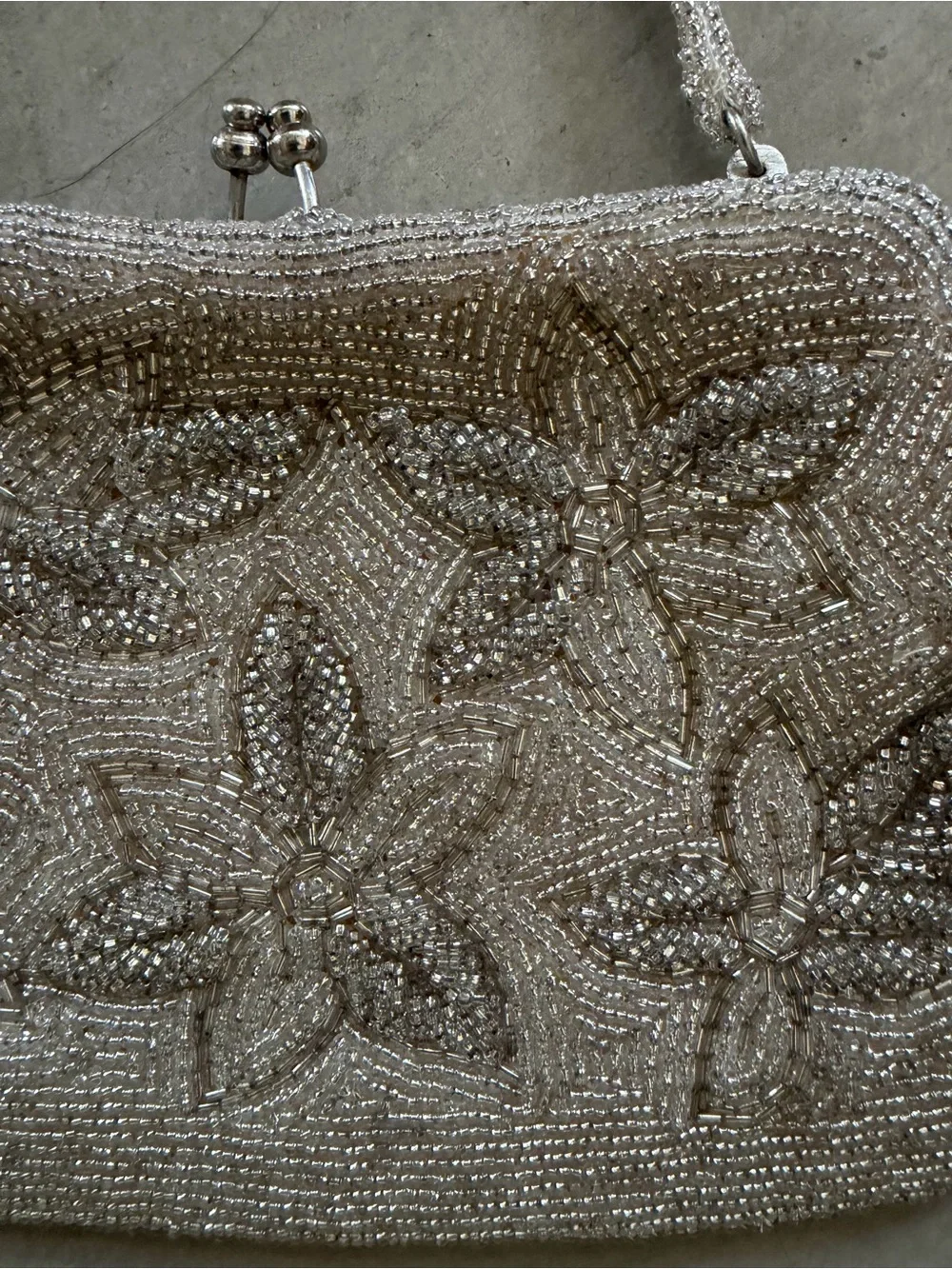 Vintage Beaded Clutch